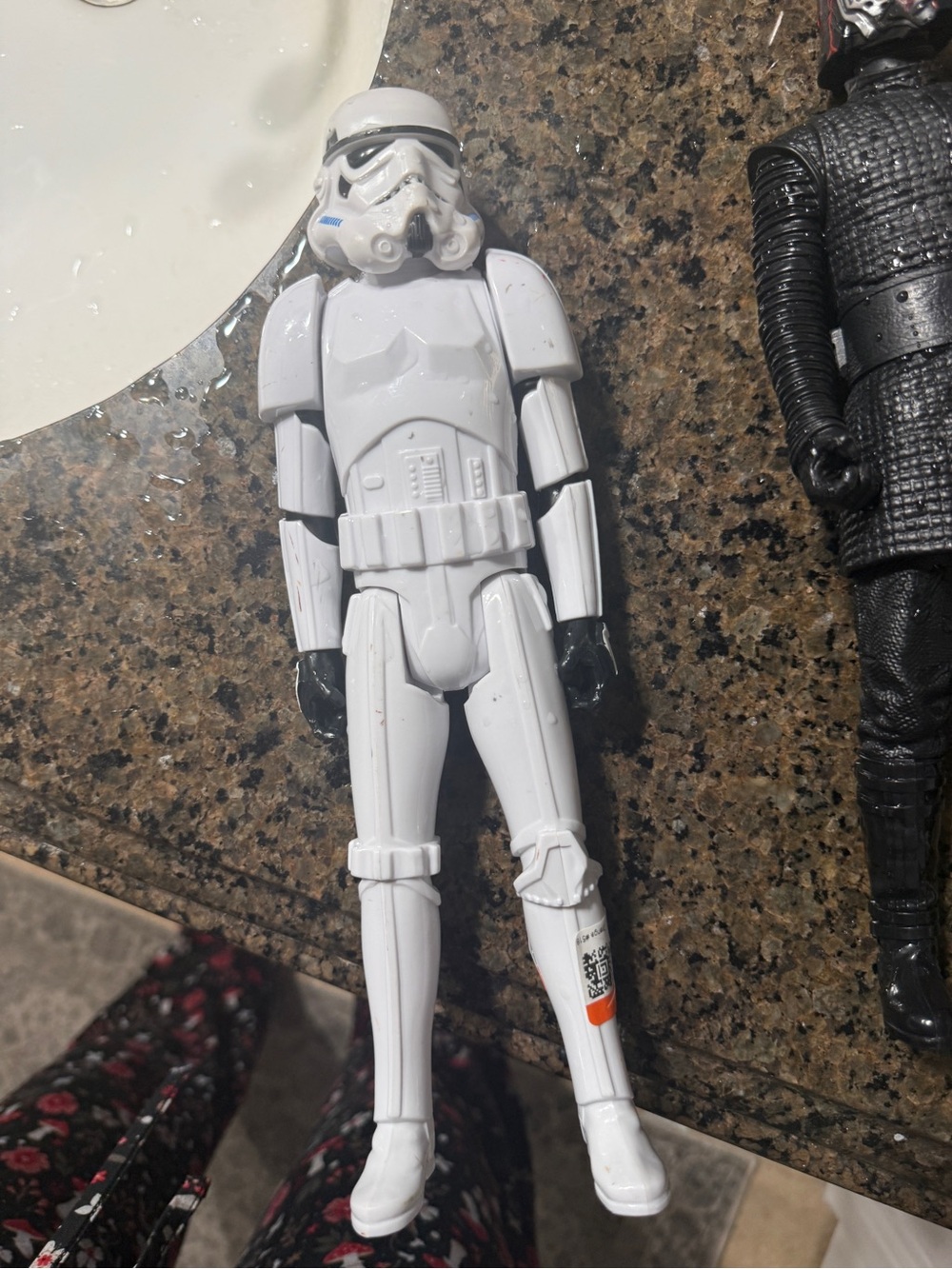Disney White and Black Stormtrooper Action Figure